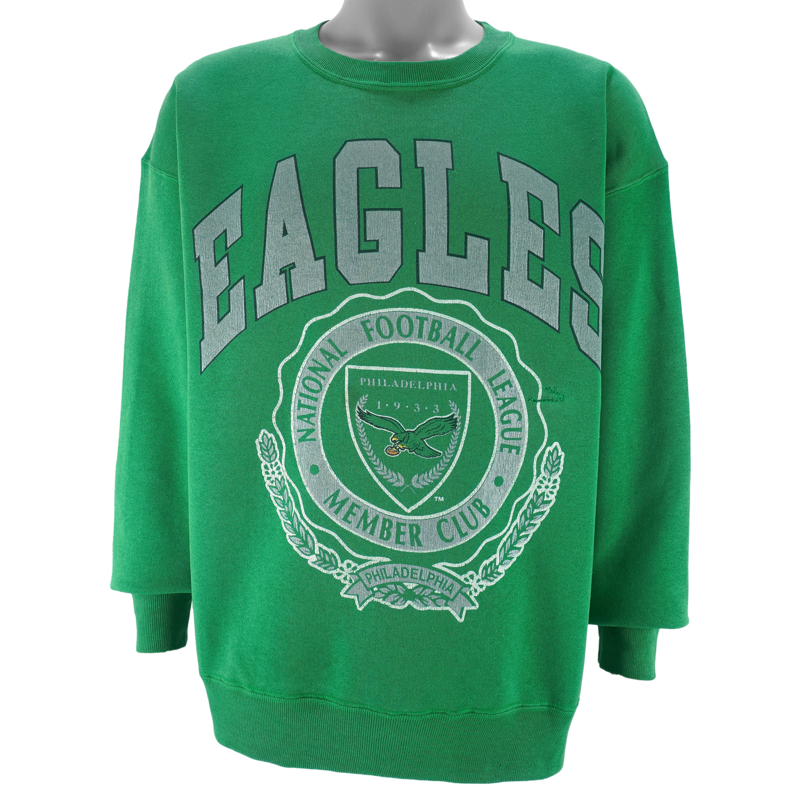 NFL (Nutmeg) - Philadelphia Eagles Crew Neck Sweatshirt 1990s X-Large vintage retro football