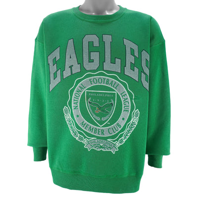 NFL (Nutmeg) - Philadelphia Eagles Crew Neck Sweatshirt 1990s X-Large