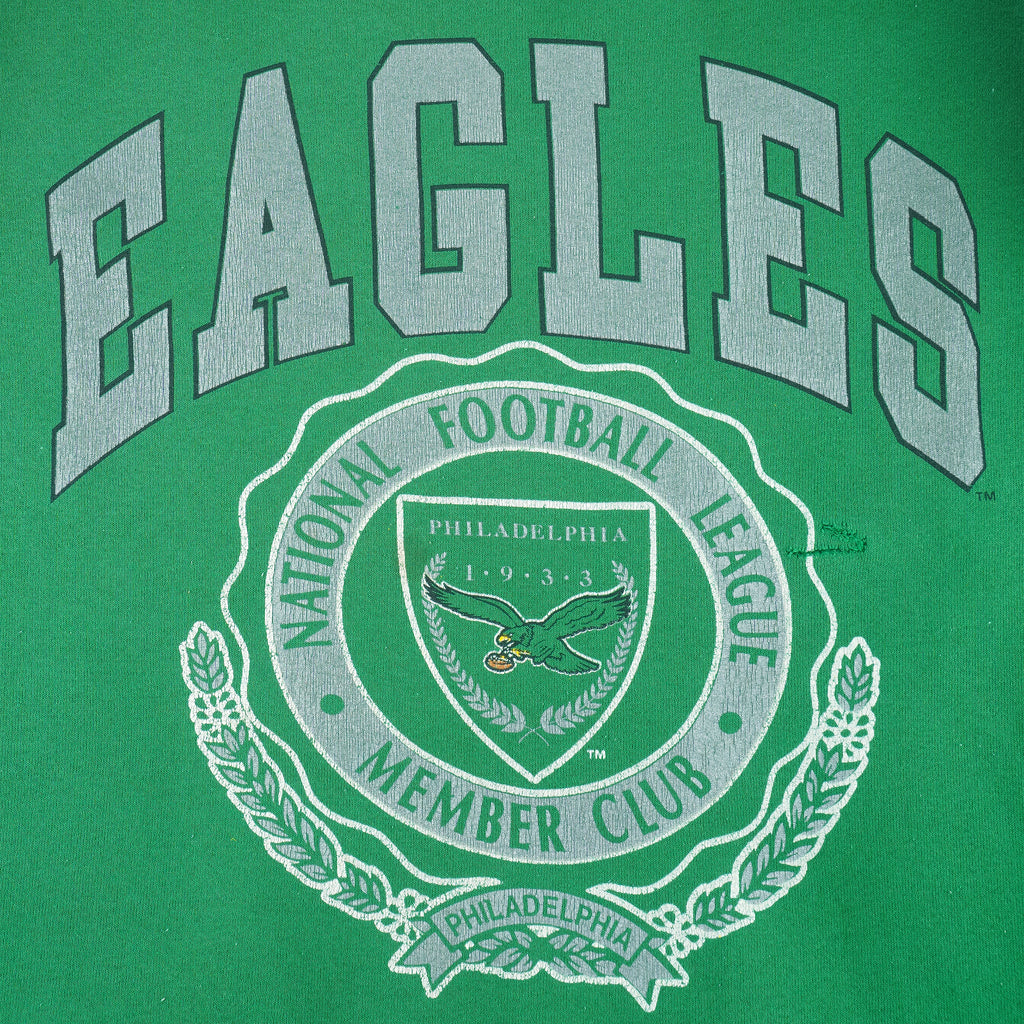 NFL (Nutmeg) - Philadelphia Eagles Crew Neck Sweatshirt 1990s X-Large vintage retro football