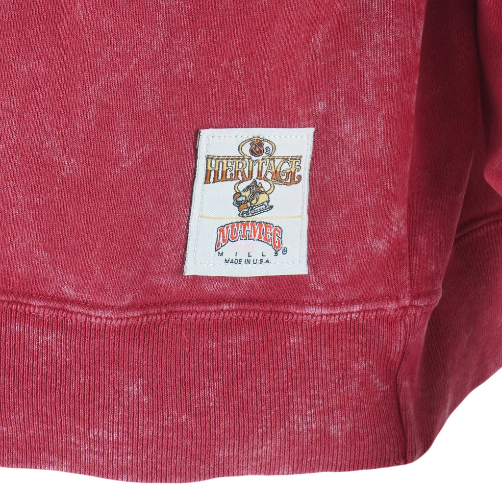 NHL (Nutmeg) - Detroit Red Wings Heritage Crew Neck Sweatshirt 1990s Large