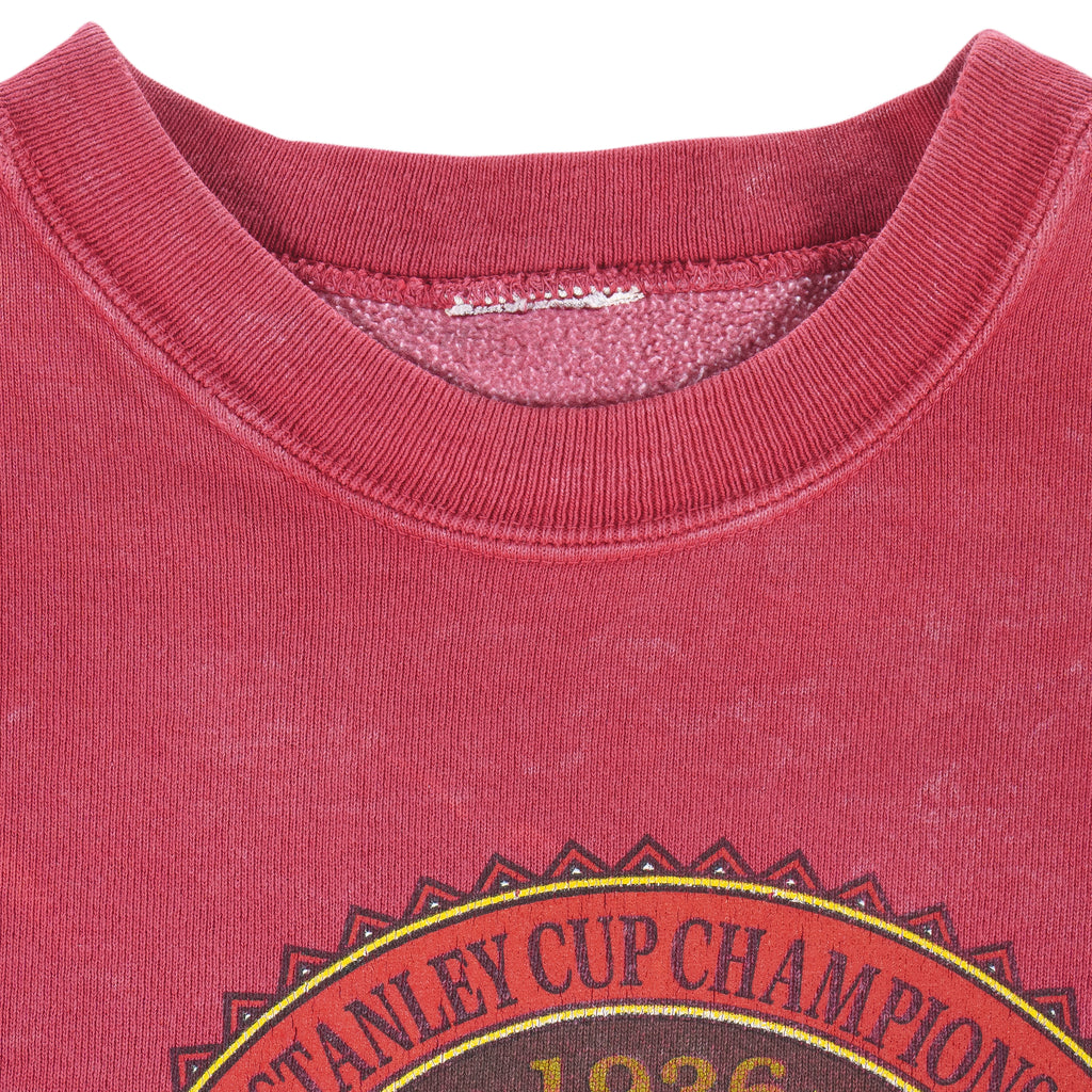 NHL (Nutmeg) - Detroit Red Wings Heritage Crew Neck Sweatshirt 1990s Large