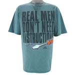 Vintage - Home Improvement Real Men Don't Need Instructions T-Shirt 1990s Large