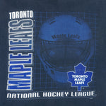 NHL (Novel Teez) - Toronto Maple Leafs Helmet T-Shirt 1990s Large Vintage retro hockey