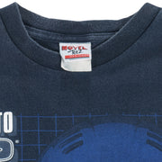 NHL (Novel Teez) - Toronto Maple Leafs Helmet T-Shirt 1990s Large Vintage retro hockey