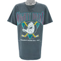 NHL (Nutmeg) - Mighty Ducks of Anaheim T-Shirt 1993 X-Large vintage retro hockey