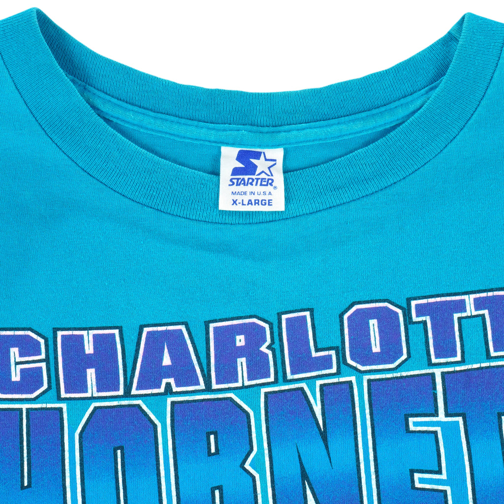 Starter - Charlotte Hornets T-Shirt 1990s X-Large vintage retro basketball