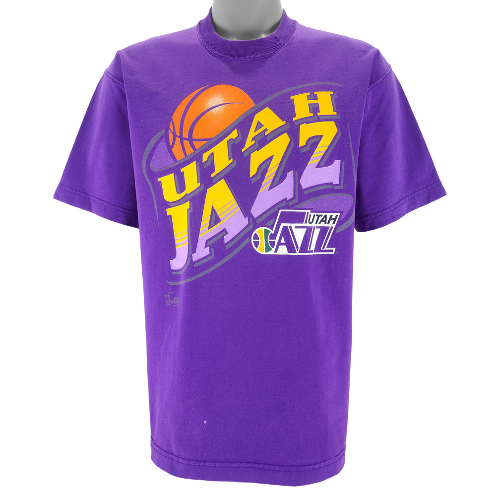 NBA (Pro Player) - Utah Jazz Champions T-Shirt 1990s Large