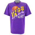 NBA (Pro Player) - Utah Jazz Champions T-Shirt 1990s Large