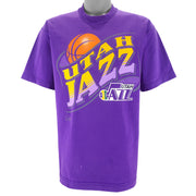NBA (Pro Player) - Utah Jazz Champions T-Shirt 1990s Large