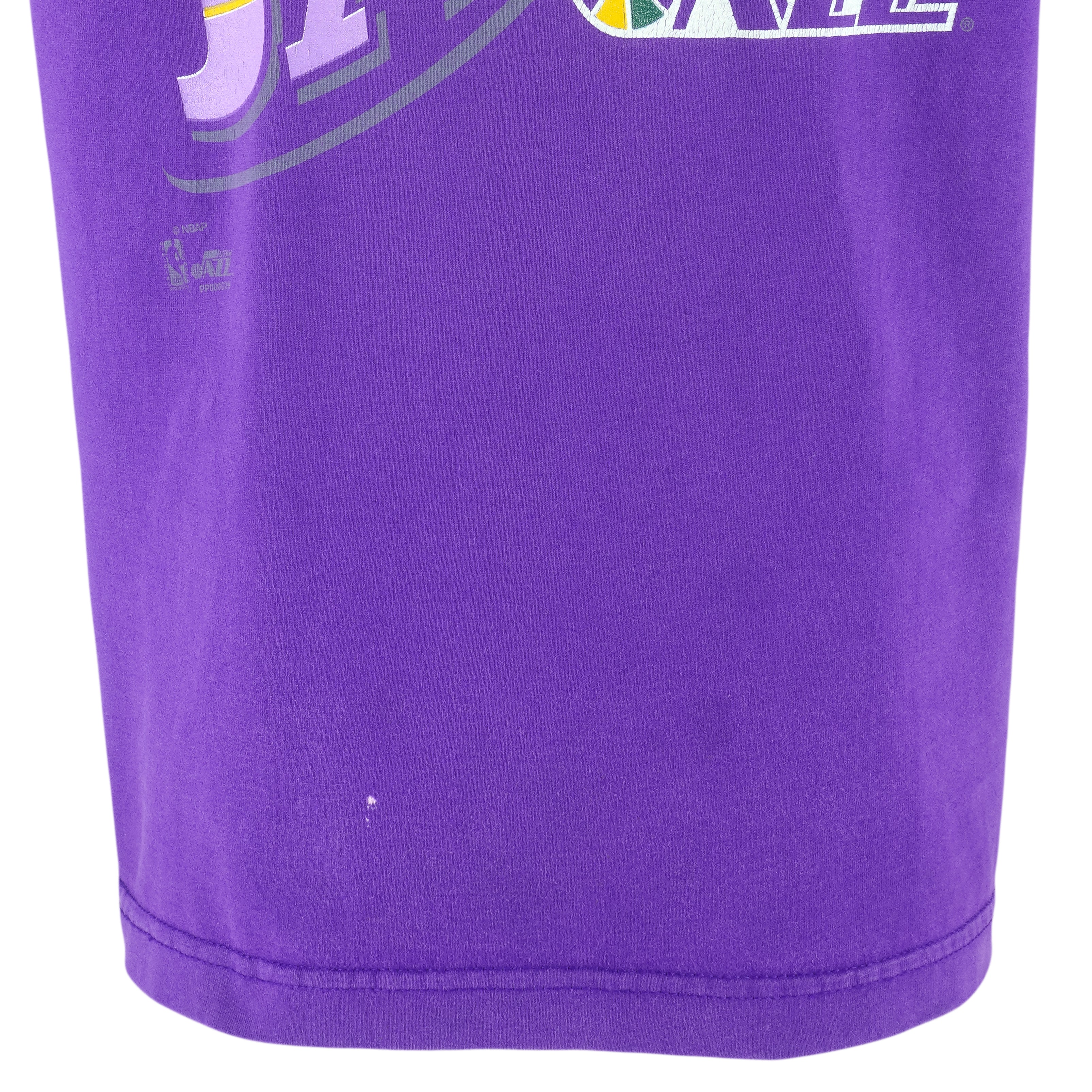 NBA (Pro Player) - Utah Jazz Champions T-Shirt 1990s Large