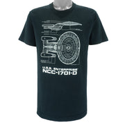 Vintage - Star Trek U.S.S. Enterprise The Next Generation T-Shirt 1993 Medium