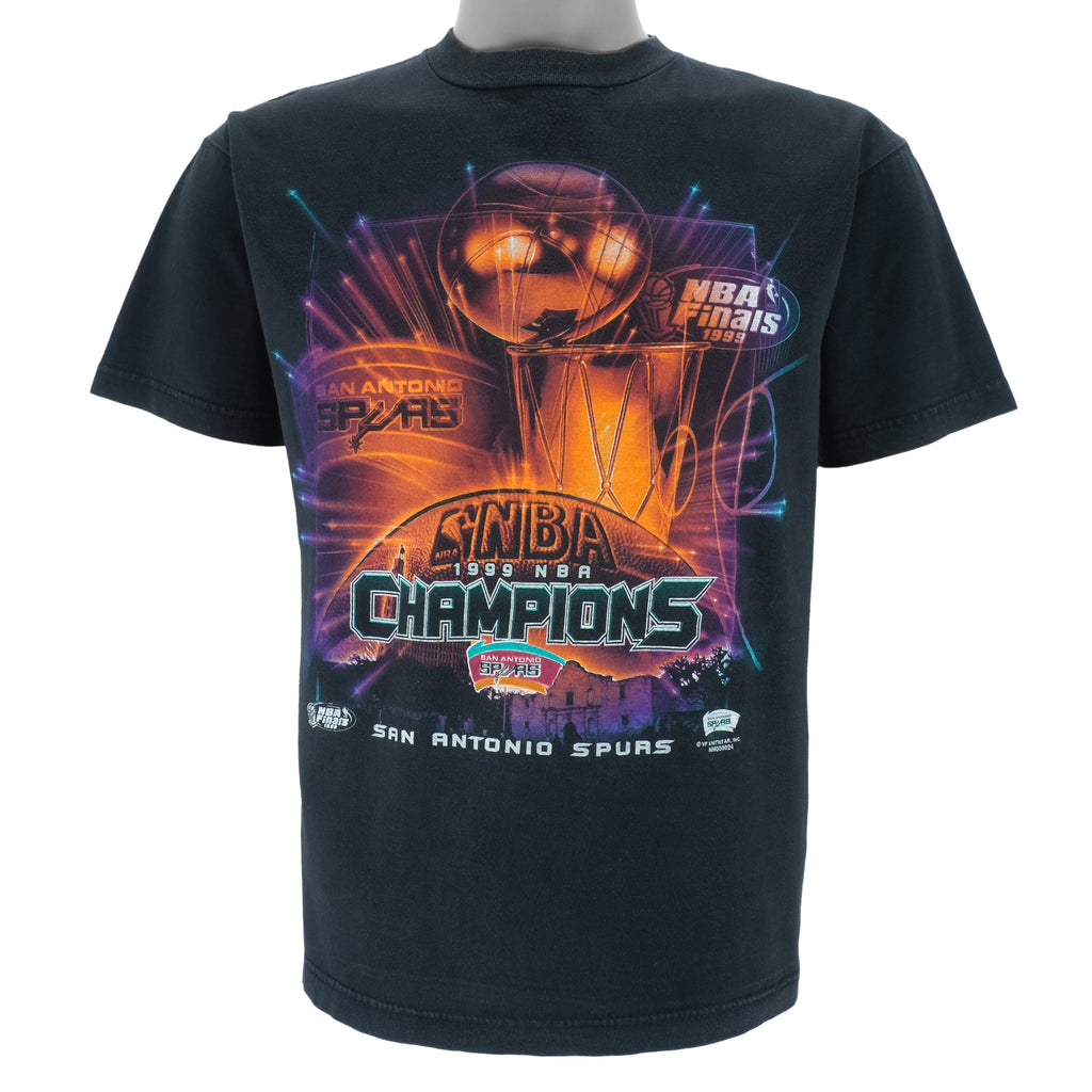 NBA (Tour Champ) - San Antonio Spurs Finals T-Shirt 1999 Medium