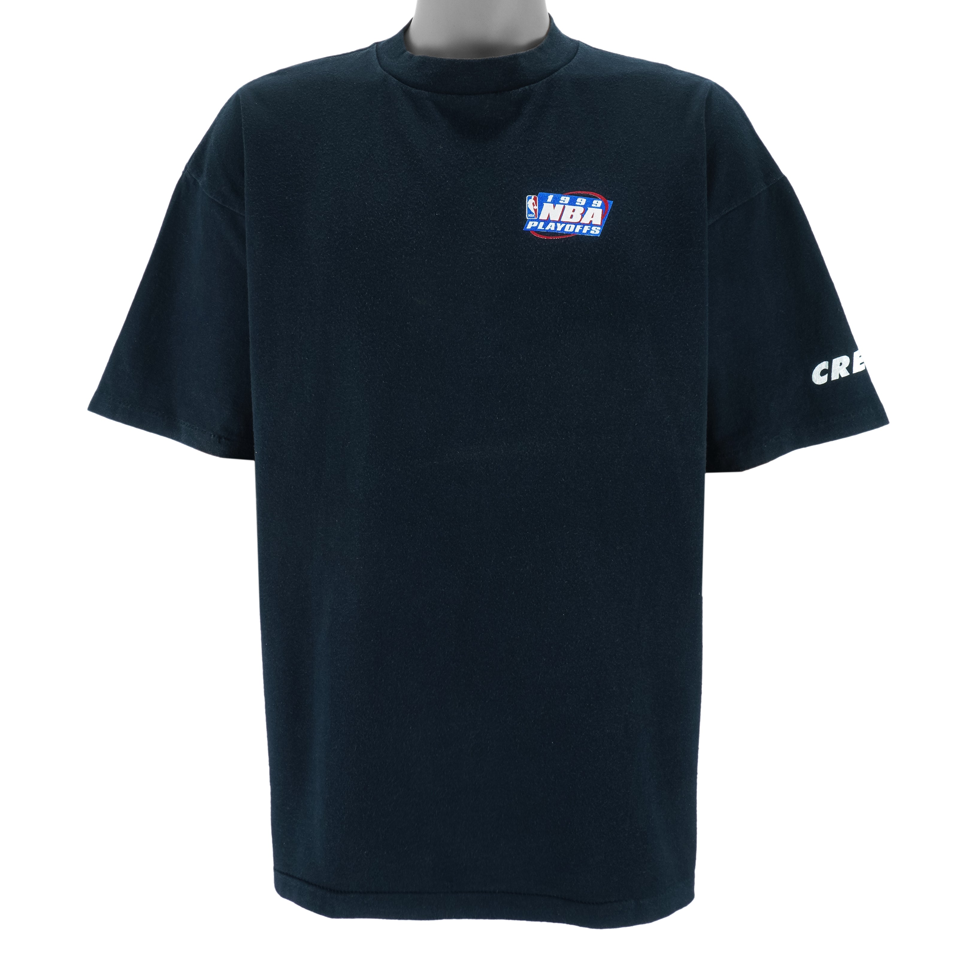 NBA (All Sport) - NBA Playoffs on TNT Crew T-Shirt 1999 Medium