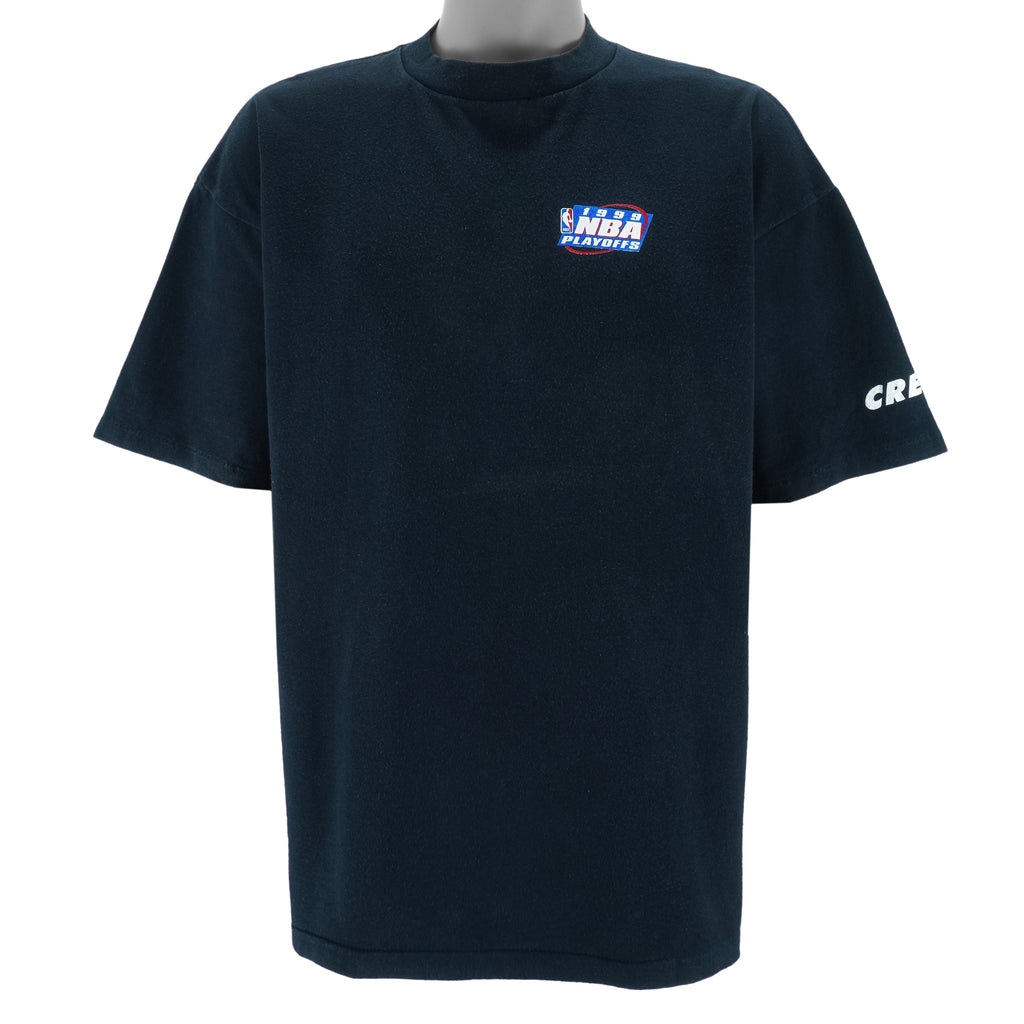 NBA (All Sport) - NBA Playoffs on TNT Crew T-Shirt 1999 Medium