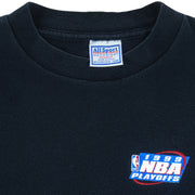NBA (All Sport) - NBA Playoffs on TNT Crew T-Shirt 1999 Medium