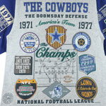NFL (Long Gone) - Dallas Cowboys The Doomsday Defense T-Shirt 1993 Large