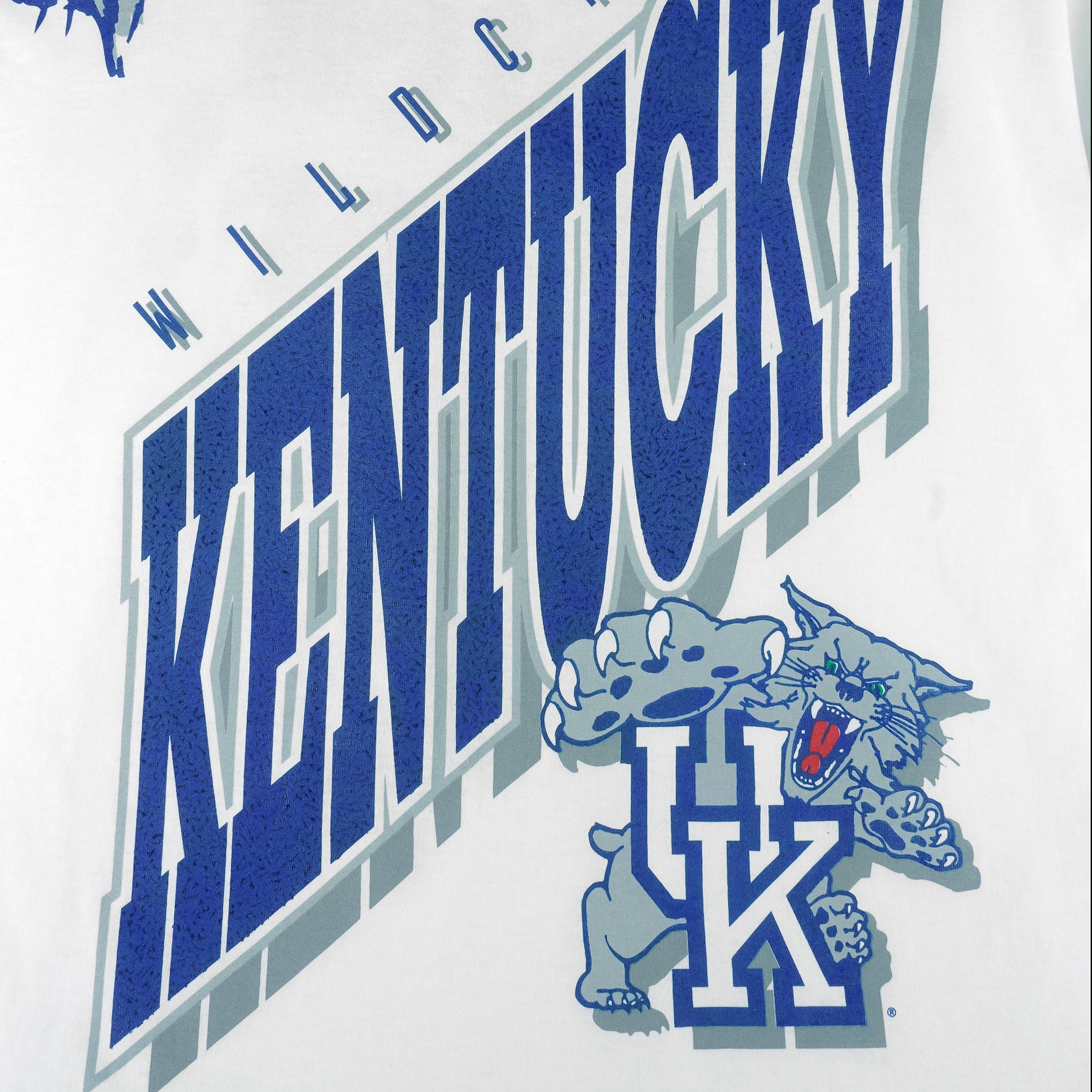 NCAA (Apex One) - Kentucky Wildcats Cat Scratch Fever T-Shirt 1990s Large Vintage retro college