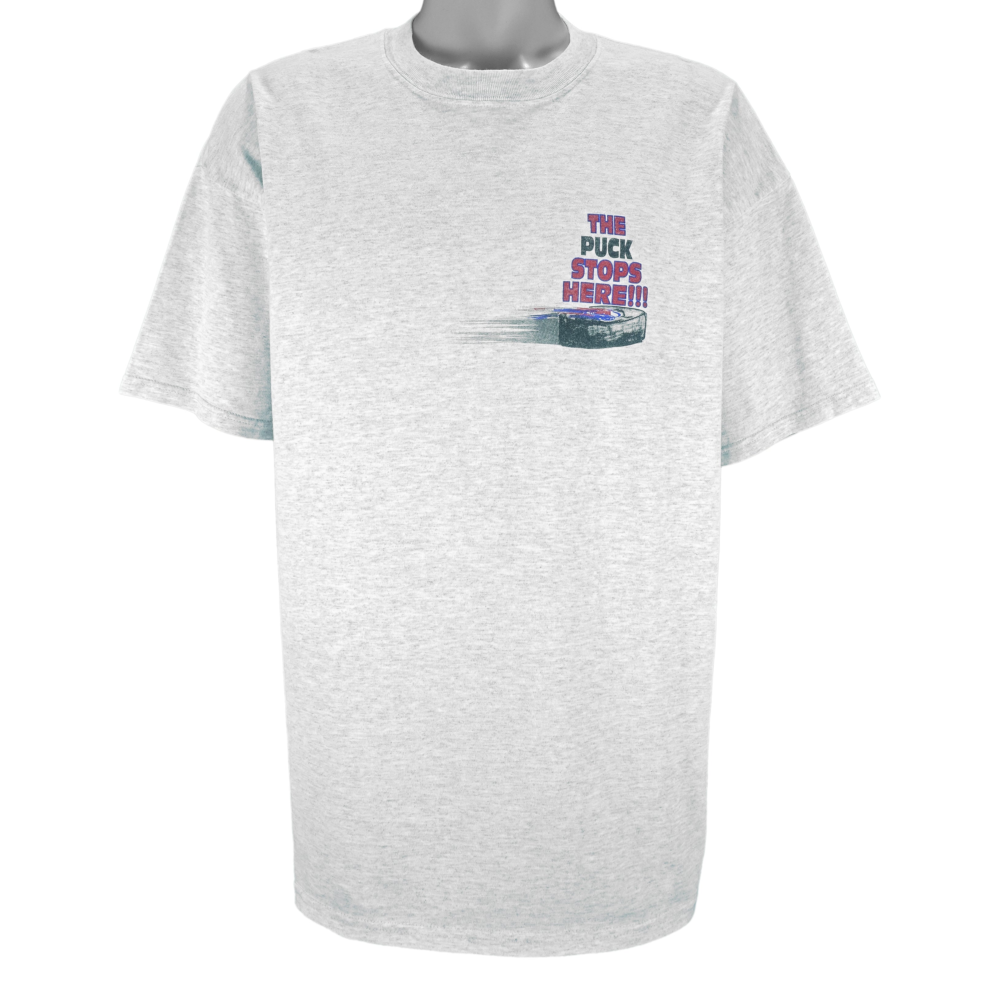 NHL - Colorado Avalanche The Puck Stops Here T-Shirt 1990s X-Large vintage retro hockey