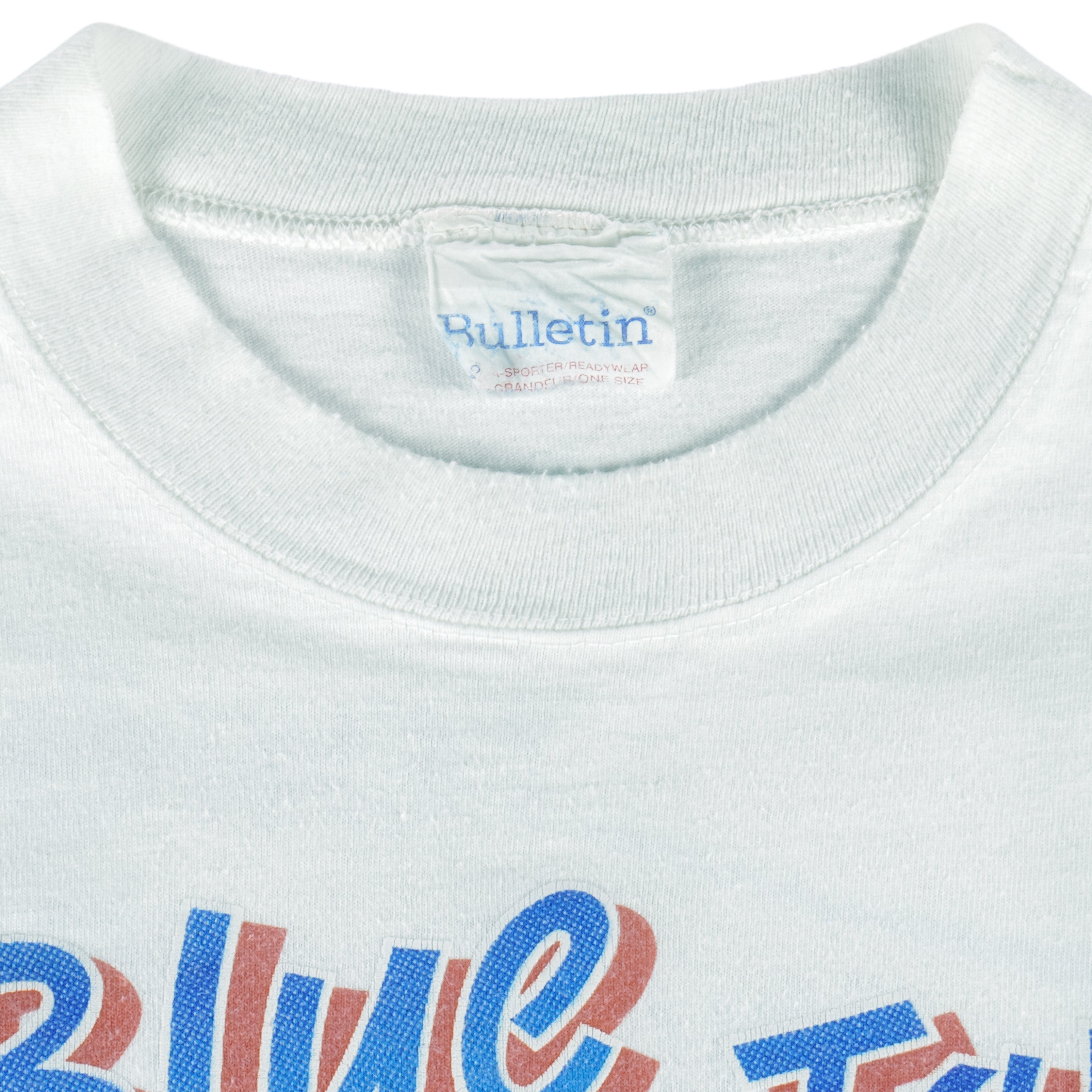 MLB (Bulletin Athletic) - Toronto Blue Jays Single Stitch T-Shirt 1991 Medium