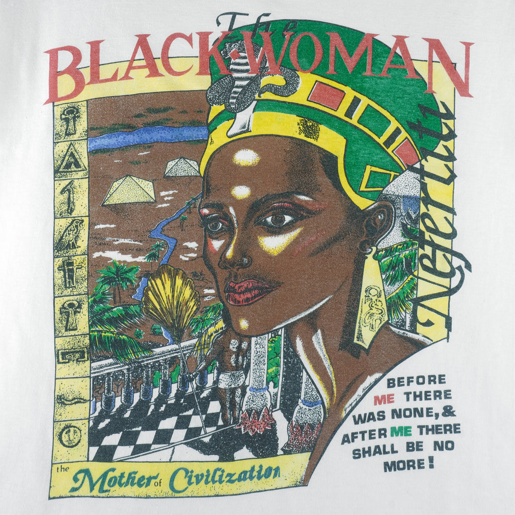 Vintage - The Black Women The Mother Of Civilization T-Shirt 1990s Large Vintage retro