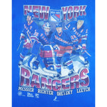 NHL (Pro Player) - NY Rangers Messier Richter Gretzky Leetch T-Shirt 1990s X-Large