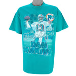 NFL - Miami Dolphins Dan Marino No. 13 QB MVP T-Shirt 1997 Large vintage retro football