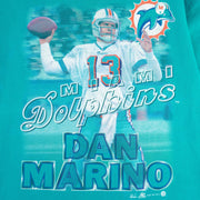 NFL - Miami Dolphins Dan Marino No. 13 QB MVP T-Shirt 1997 Large vintage retro football