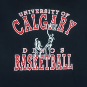 NCAA (Rocky) - Calgary University Dinos Basketball T-Shirt 1990s Large Vintage Retro