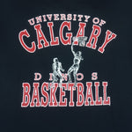 NCAA (Rocky) - Calgary University Dinos Basketball T-Shirt 1990s Large Vintage Retro