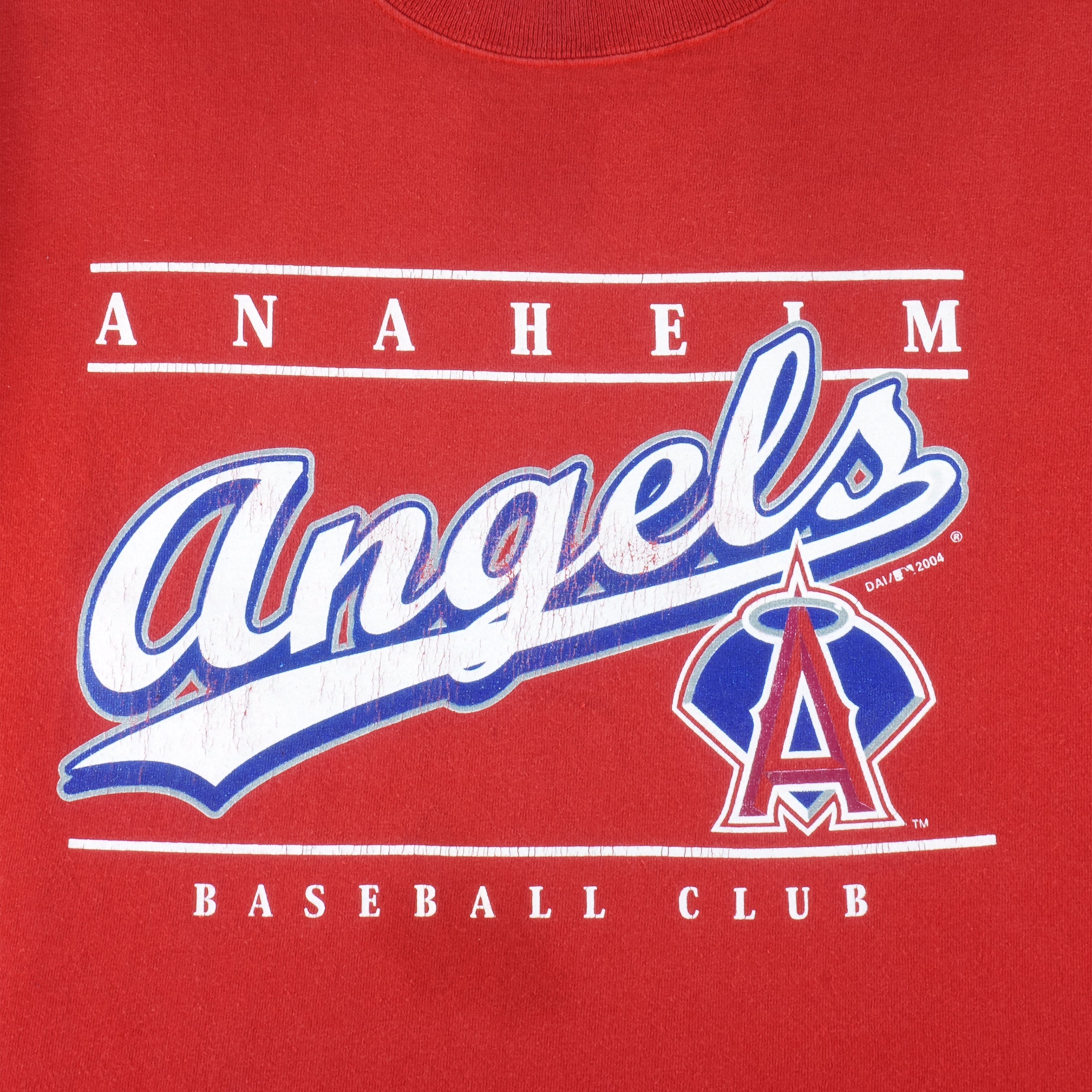 MLB (Dynasty) - Anaheim Angels T-Shirt 2004 Large