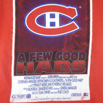 Starter - Red Montreal Canadiens A Few Good Habs T-Shirt 1990s X-Large