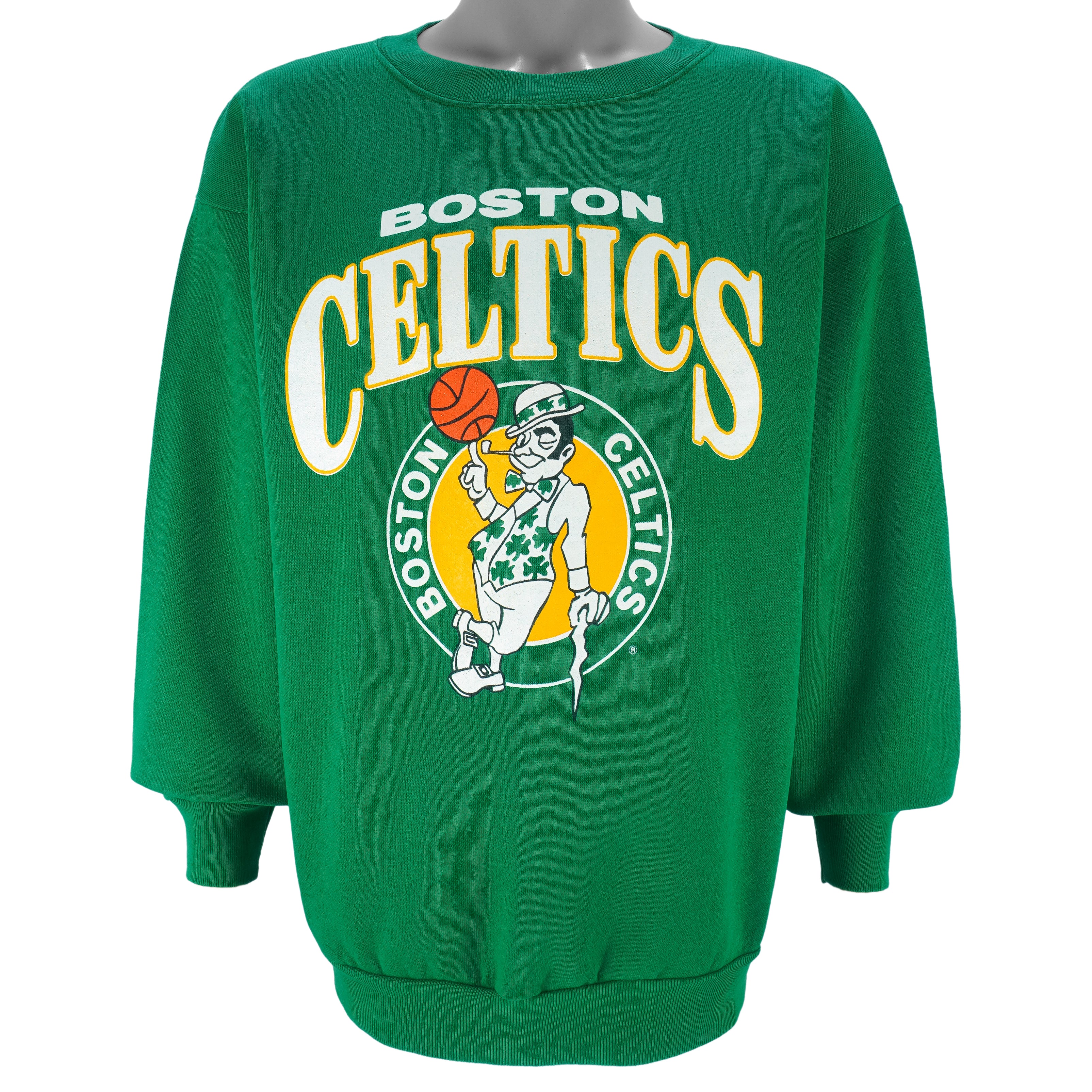 NBA (Artex) - Boston Celtics Crew Neck Sweatshirt 1990s X-Large