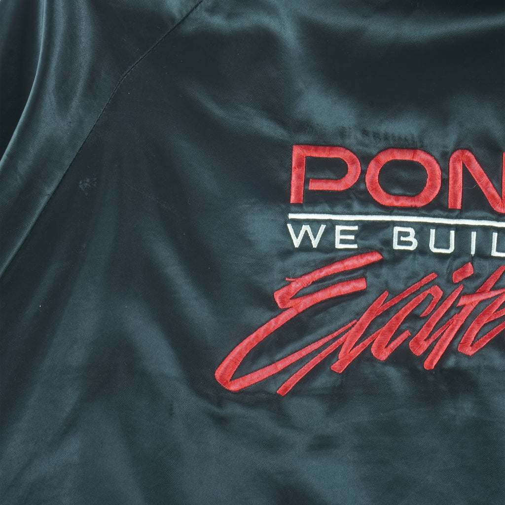 Vintage (West Ark) - Pontiac We Build Excitement Satin Jacket 1990s XX-Large