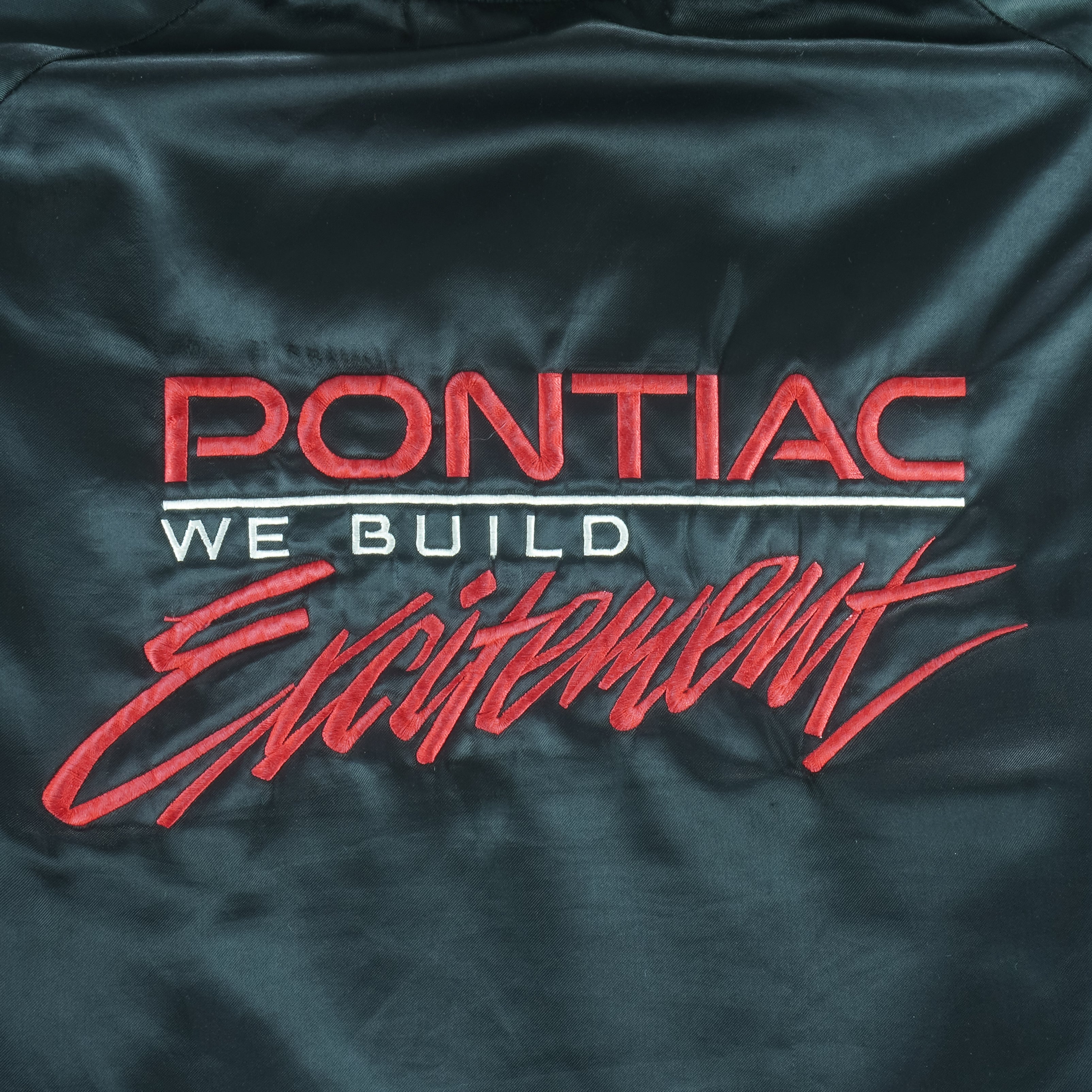 Vintage (West Ark) - Pontiac We Build Excitement Satin Jacket 1990s XX-Large