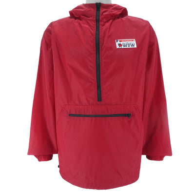 Disney -  WDW 1/4 Zip Hooded Windbreaker 2000s Medium