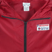 Disney -  WDW 1/4 Zip Hooded Windbreaker 1990s Medium Vintage Retro