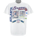 MLB (BYE 1 Inc) - Atlanta Braves Javy Lopez MVP Player T-Shirt 1994 Large