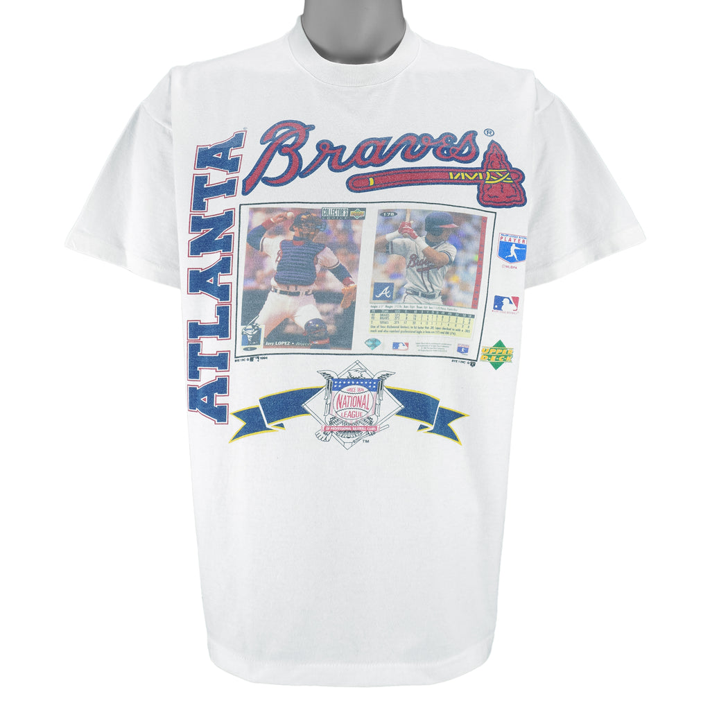 MLB (BYE 1 Inc) - Atlanta Braves Javy Lopez MVP Player T-Shirt 1994 Large