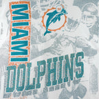 NFL (Logo 7) - Miami Dolphins Big Logo T-Shirt 1991 X-Large