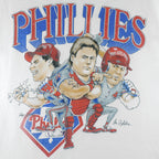 MLB - Philadelphia Phillies Darren Daulton Players Caricature T-Shirt 1990s X-Large vintage retro baseball