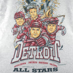 NHL (Shirt Xplosion) - Detroit Red Wings All Stars Caricature T-Shirt 1996 X-Large