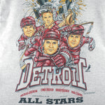 NHL (Shirt Xplosion) - Detroit Red Wings All Stars Caricature T-Shirt 1996 X-Large
