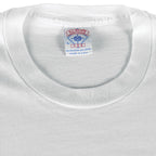 NFL (APS) - New York Giants (Gigantis Linebackus) Cartoon T-Shirt 1987 Large