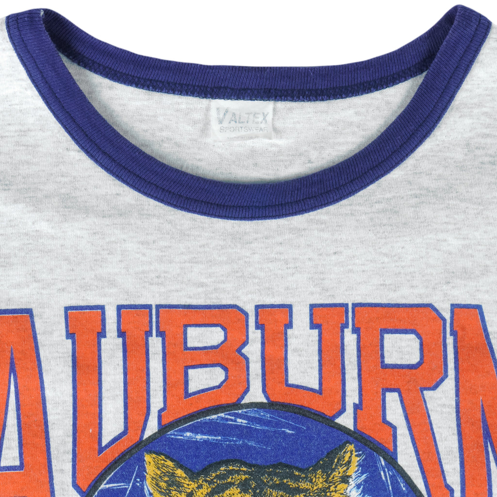 NCAA (Valtex) - Auburn Tigers Single Stitch T-Shirt 1990s Large