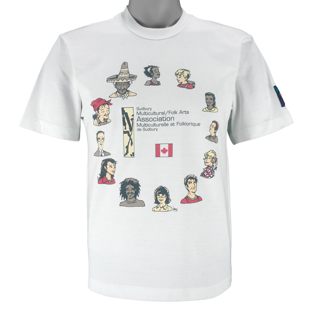 Vintage - Canada Multicultural Folk Arts Association T-Shirt 1990s Junior Large