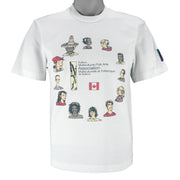 Vintage - Canada Multicultural Folk Arts Association T-Shirt 1990s Junior Large