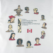 Vintage - Canada Multicultural Folk Arts Association T-Shirt 1990s Junior Large