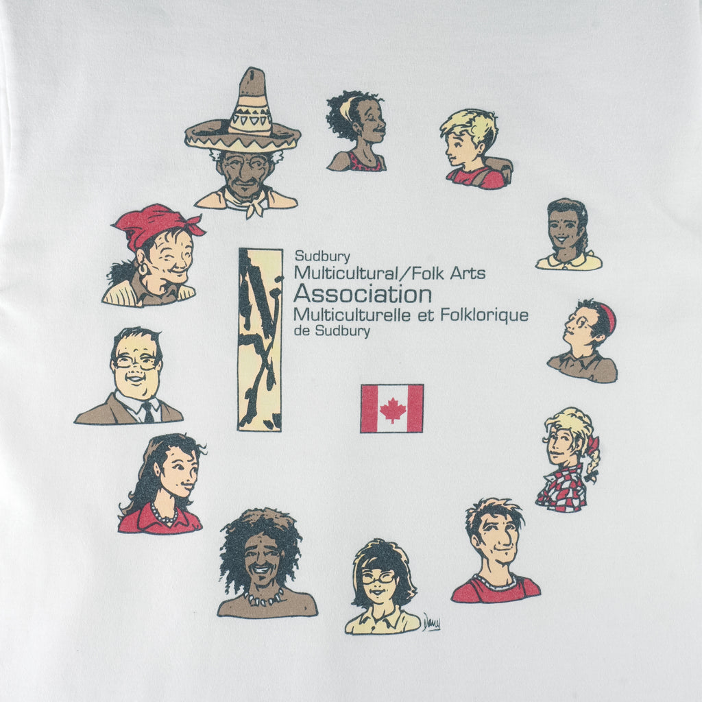 Vintage - Canada Multicultural Folk Arts Association T-Shirt 1990s Junior Large