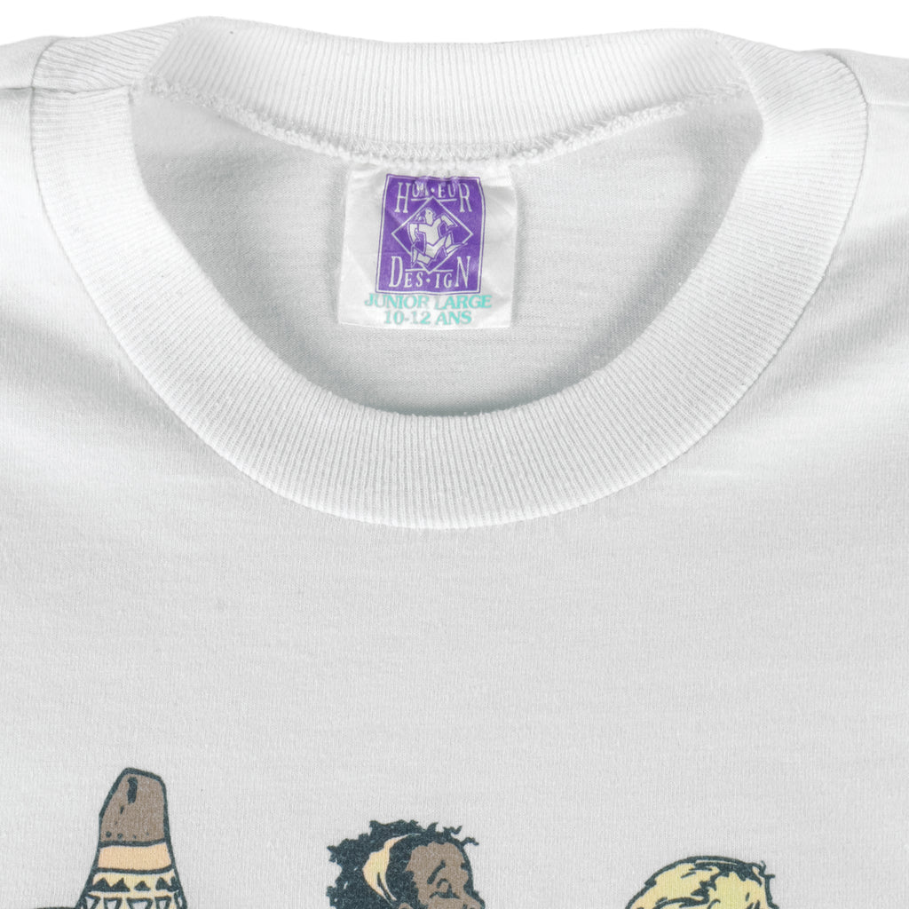 Vintage - Canada Multicultural Folk Arts Association T-Shirt 1990s Junior Large