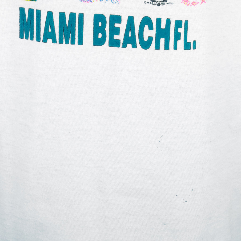 Vintage - Miami Beach Karate Black Belt T-Shirt 1992 X-Large